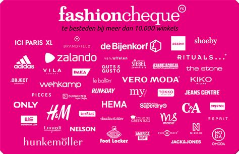 fashioncheque uitgeven.